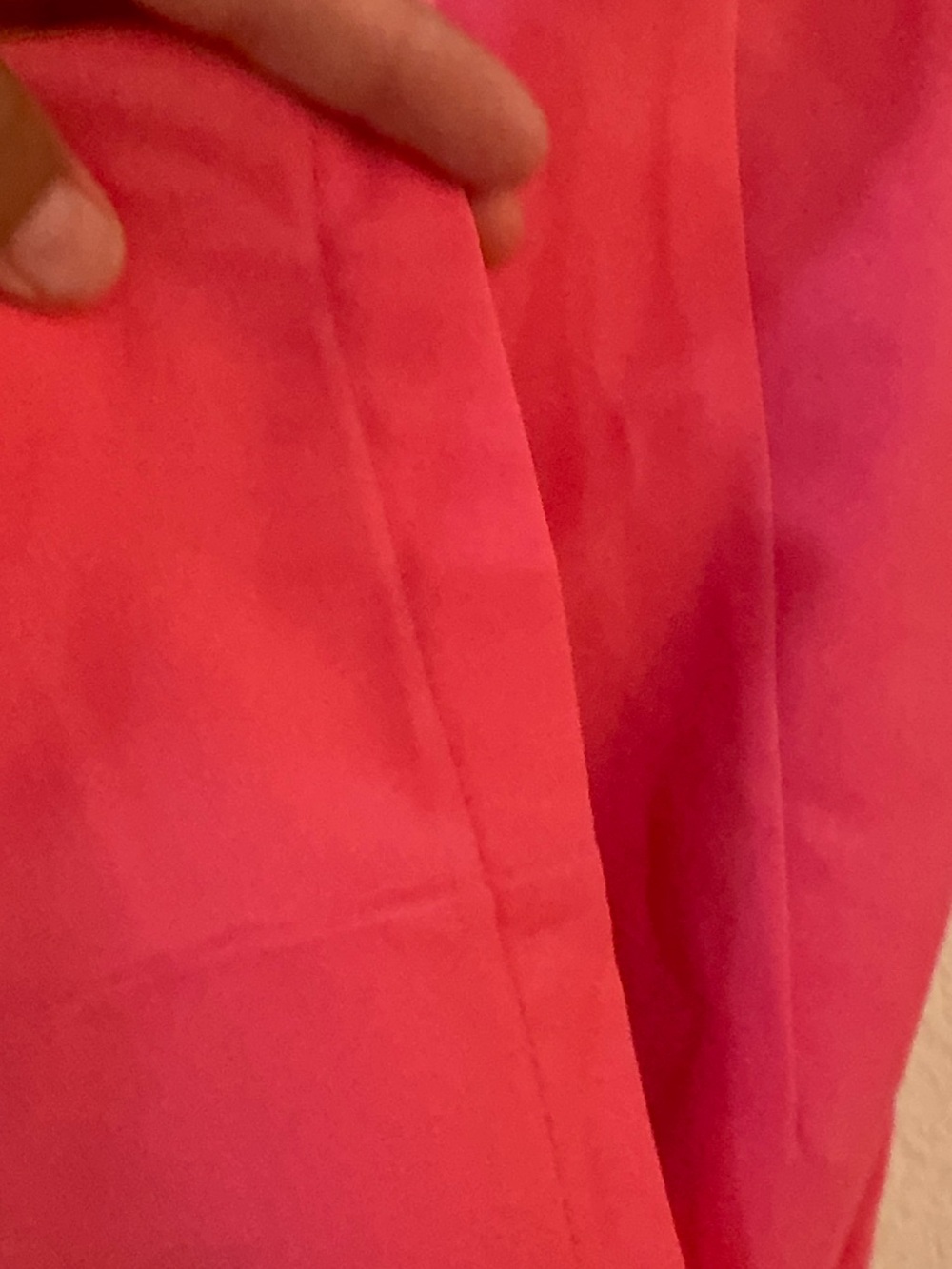 superdown Hot Pink Strapless Ruched Mini Dress with Side Ruffle - Picture 15 of 16
